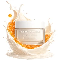 Hidra Cream Intensive Repair, pote de 50 mL com splash de PDRN e esferas douradas